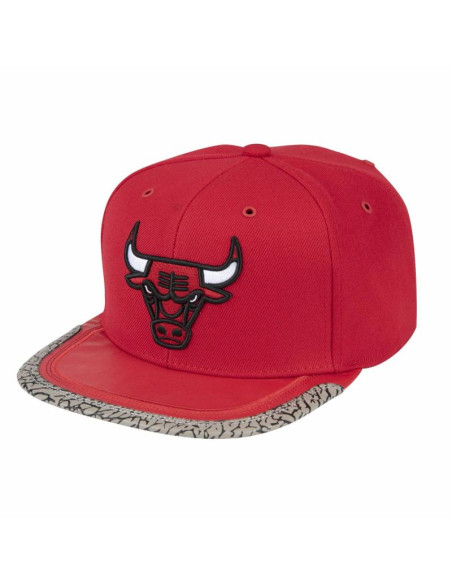 Czapka z daszkiem mitchell & ness day 3 snapback nba chicago bulls czerwona - 6hssmm19505-cbuscwh