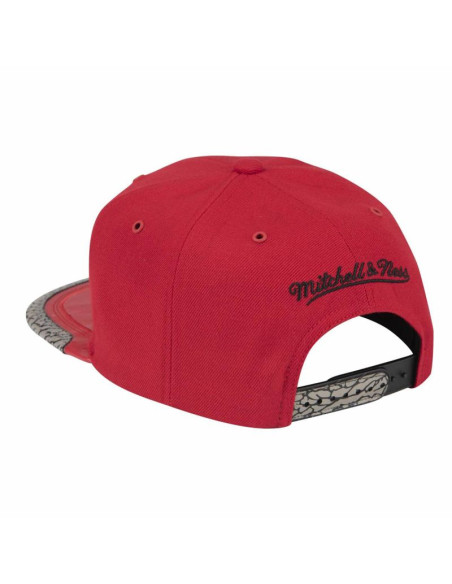 Czapka z daszkiem mitchell & ness day 3 snapback nba chicago bulls czerwona - 6hssmm19505-cbuscwh