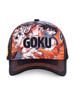 Czapka z daszkiem capslab dragon ball son goku manga trucker - cl/dbz4/1/gok 2