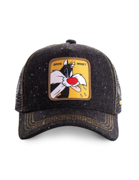 Czapka z daszkiem capslab looney tunes gros minet trucker - cl/loo2/1/min1