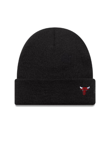 Czapka zimowa new era nba chicago bulls mini logo black cuff knit beanie - 60691109