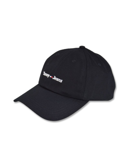 Damska czapka z daszkiem bejsbolówka tommy hilfiger tommy jeans sport - aw0awi4596 0gj