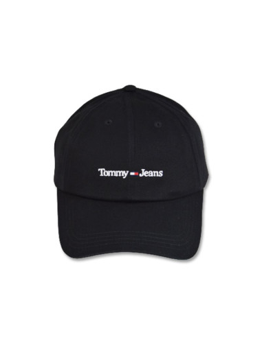 Damska czapka z daszkiem bejsbolówka tommy hilfiger tommy jeans sport - aw0awi4596 0gj
