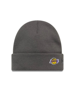 Czapka zimowa new era nba la los angeles lakers mini logo dark grey cuff knit beanie - 60691118