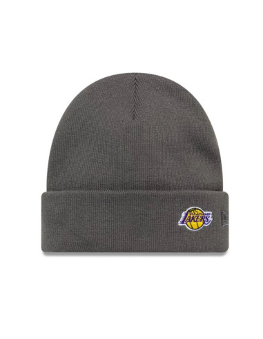 Czapka zimowa new era nba la los angeles lakers mini logo dark grey cuff knit beanie - 60691118
