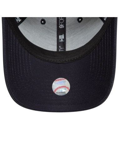 Czapka z daszkiem new era 9forty mlb la los angeles dodgers metallic navy strapback - 60595193