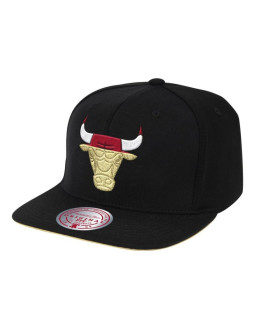 Czapka z daszkiem mitchell & ness nba chicago bulls snapback - 6hssmm19489-cbublck
