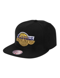 Czapka z daszkiem mitchell & ness nba la los angeles lakers snapback - 6hssmm19489-lalblck