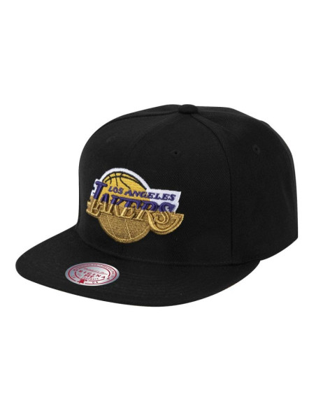 Czapka z daszkiem mitchell & ness nba la los angeles lakers snapback - 6hssmm19489-lalblck