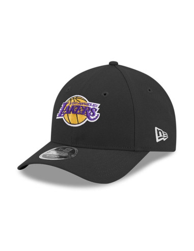 Czapka z daszkiem new era 9forty los angeles lakers nba team m-crown black snapback - 60755479