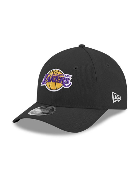 Czapka z daszkiem new era 9forty los angeles lakers nba team m-crown black snapback - 60755479