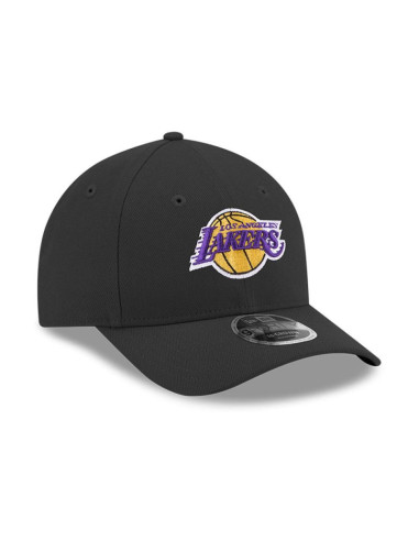 Czapka z daszkiem new era 9forty los angeles lakers nba team m-crown black snapback - 60755479