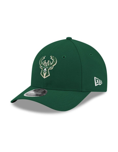 Czapka z daszkiem new era 9forty milwaukee bucks nba team m-crown dark green snapback - 60755461