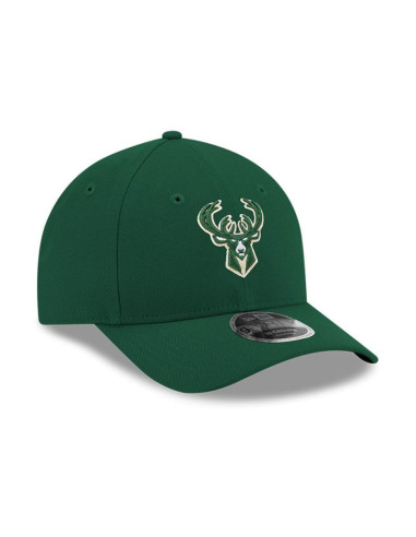 Czapka z daszkiem new era 9forty milwaukee bucks nba team m-crown dark green snapback - 60755461