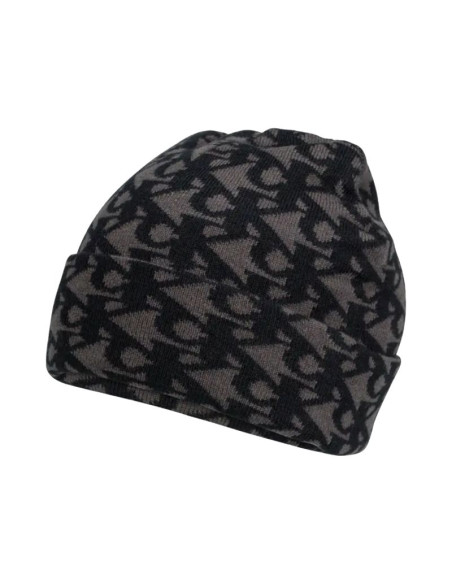 Czapka zimowa calvin klein monogram ck beanie - lz04d8077g-ub1