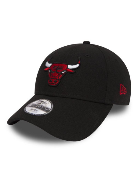 Czapka z daszkiem dziecięca new era 9forty kids the league nba chicago bulls czarna - 11405644