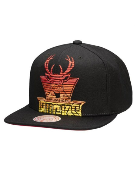 Czapka z daszkiem mitchell & ness nba milwaukee bucks hardwood classics - 6hssmm20017 mbublck