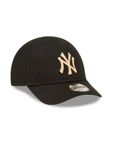 Czapka z daszkiem dziecięca new era 9forty mlb ny new york yankees infant league essential brązowa - 60298882