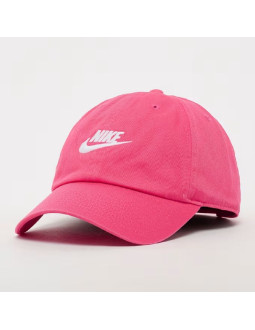 Czapka z daszkiem nike club futura wash pink/sail - fb5368-629