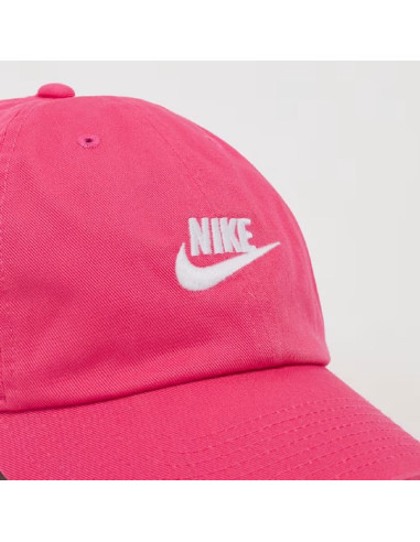Czapka z daszkiem nike club futura wash pink/sail - fb5368-629