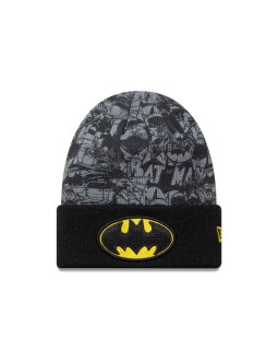 Czapka zimowa dziecięca new era batman youth dc black cuff knit beanie - 60691137