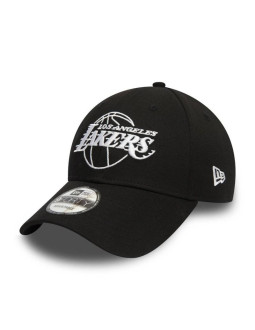 Czapka z daszkiem new era 9forty nba la los angeles lakers outline czarna - 12292584