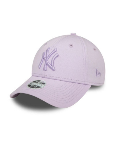 Czapka z daszkiem damska new era 9forty ny new york yankees womens league essential lilac - 60424627