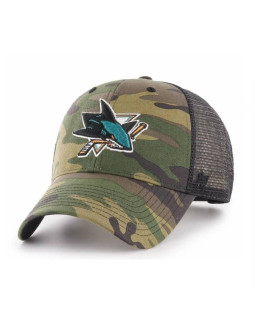 Czapka z daszkiem 47 brand nhl san jose sharks trucker camo - h-cbran22gwp-cm