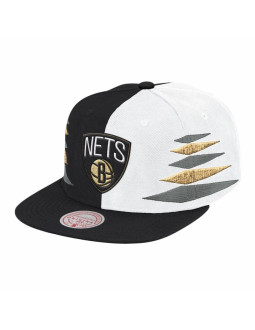 Czapka z daszkiem mitchell & ness nba diamond cut brooklyn nets - hhss1093-bneyypppbkwh