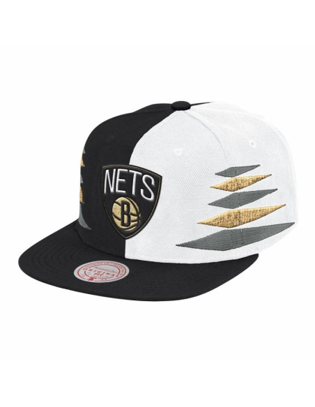 Czapka z daszkiem mitchell & ness nba diamond cut brooklyn nets - hhss1093-bneyypppbkwh