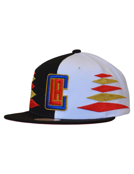 Czapka z daszkiem mitchell & ness nba diamond cut los angeles clippers - hhss1093-lacyypppbkwh