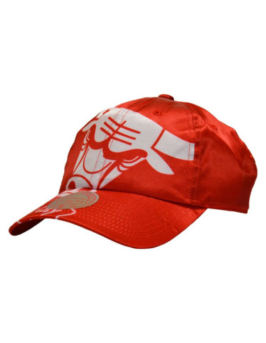 Czapka z daszkiem mitchell & ness nba chicago bulls strapback - hlux1095-cbuyypppred1