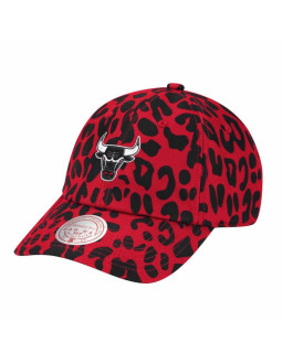 Czapka z daszkiem mitchell & ness nba chicago bulls strapback - 6luomm20061-cbured1