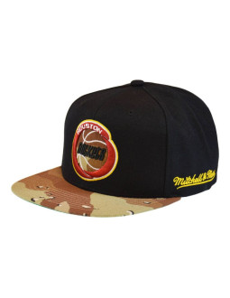 Czapka z daszkiem mitchell & ness nba hwc houston rockets choco camo - hhss1101-hroyypppblck