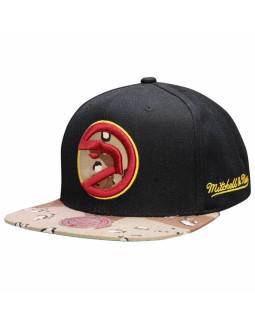 Czapka z daszkiem mitchell & ness nba hwc atlanta hawks choco camo - hhss1101-ahayypppblck