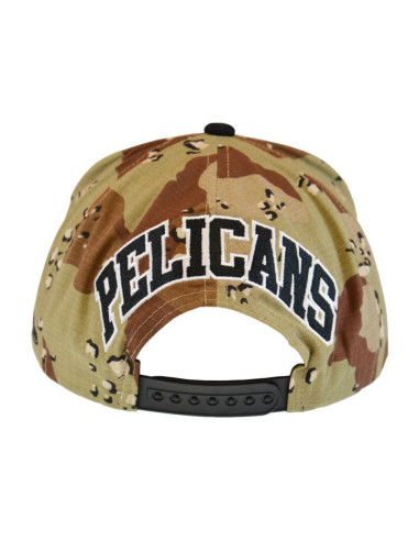 Czapka z daszkiem mitchell & ness nba new orleans pelicans choco camo - hhss1101-nopyypppcamo