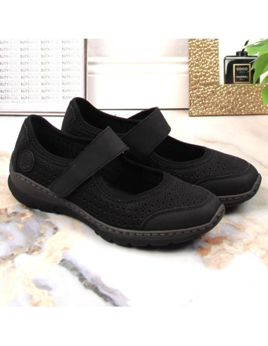 Komfortowe półbuty ażurowe rieker w rkr575