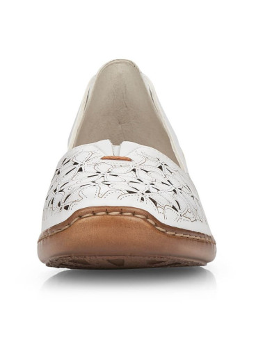 Półbuty skórzane ażurowe rieker w rkr442