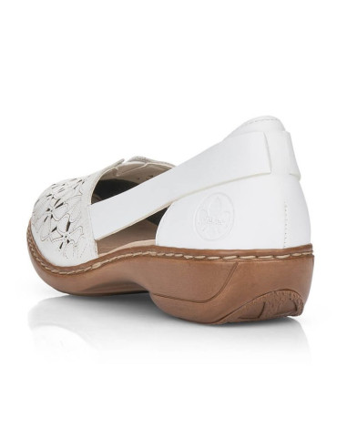 Półbuty skórzane ażurowe rieker w rkr442