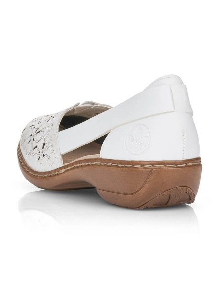 Półbuty skórzane ażurowe rieker w rkr442