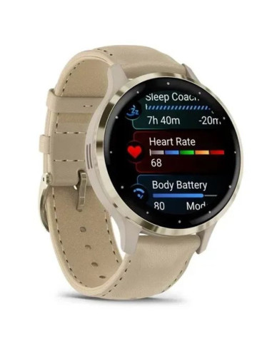 Garmin 010-02785-55 smartwatch / zegarek sportowy 3,05 cm (1.2") amoled 41 mm cyfrowy 390 x 390 px ekran dotykowy złoto wi-fi gp