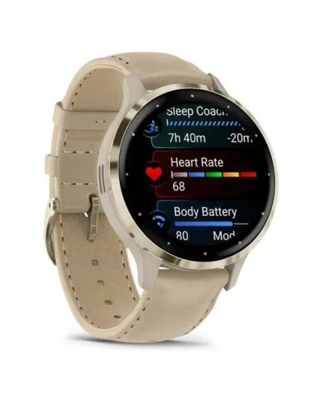 Garmin 010-02785-55 smartwatch / zegarek sportowy 3,05 cm (1.2") amoled 41 mm cyfrowy 390 x 390 px ekran dotykowy złoto wi-fi gp