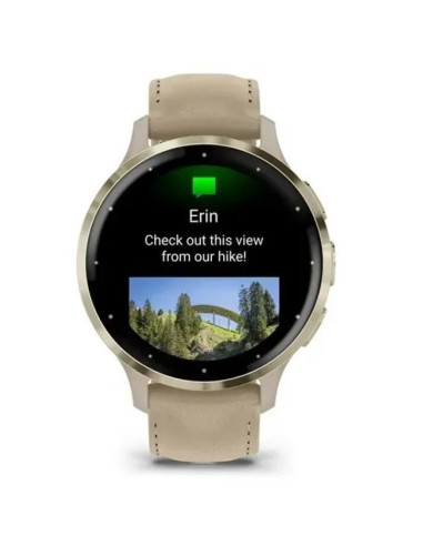 Garmin 010-02785-55 smartwatch / zegarek sportowy 3,05 cm (1.2") amoled 41 mm cyfrowy 390 x 390 px ekran dotykowy złoto wi-fi gp