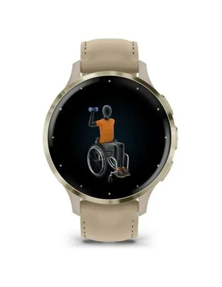 Garmin 010-02785-55 smartwatch / zegarek sportowy 3,05 cm (1.2") amoled 41 mm cyfrowy 390 x 390 px ekran dotykowy złoto wi-fi gp