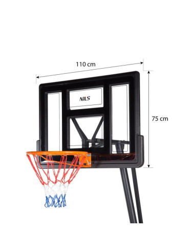 Kosz do koszykówki nils zdk520