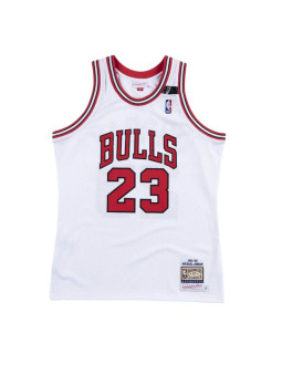 Koszulka meczowa mitchell & ness authentic michael jordan chicago bulls 1991-92 - ajy4lg19006-cbuwhit91mjo