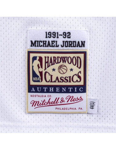 Koszulka meczowa mitchell & ness authentic michael jordan chicago bulls 1991-92 - ajy4lg19006-cbuwhit91mjo