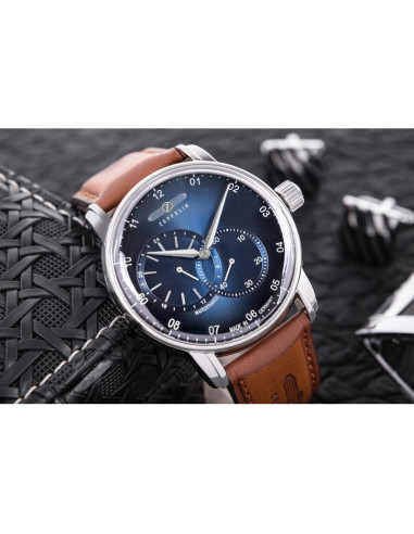 Zegarek męski zeppelin new captain's line automatic 8662-3 + box