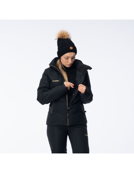 Damska kurtka zimowa pikowana certis w primaloft