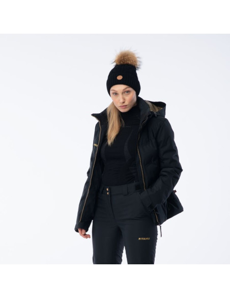 Damska kurtka zimowa pikowana certis w primaloft